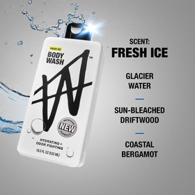 Creamy suds from W By Jake Paul body wash with a thick foam