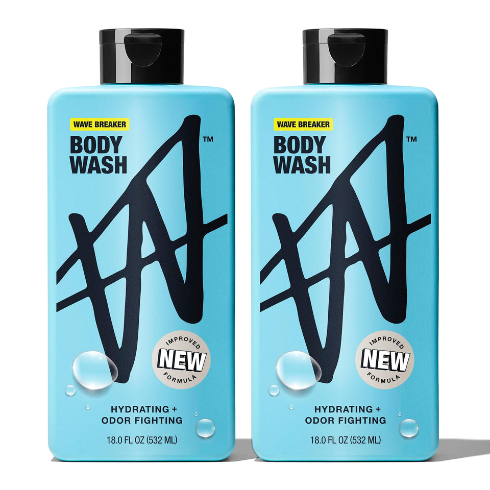 W Jake Paul body wash bottle front with bold packaging for daily refresh.