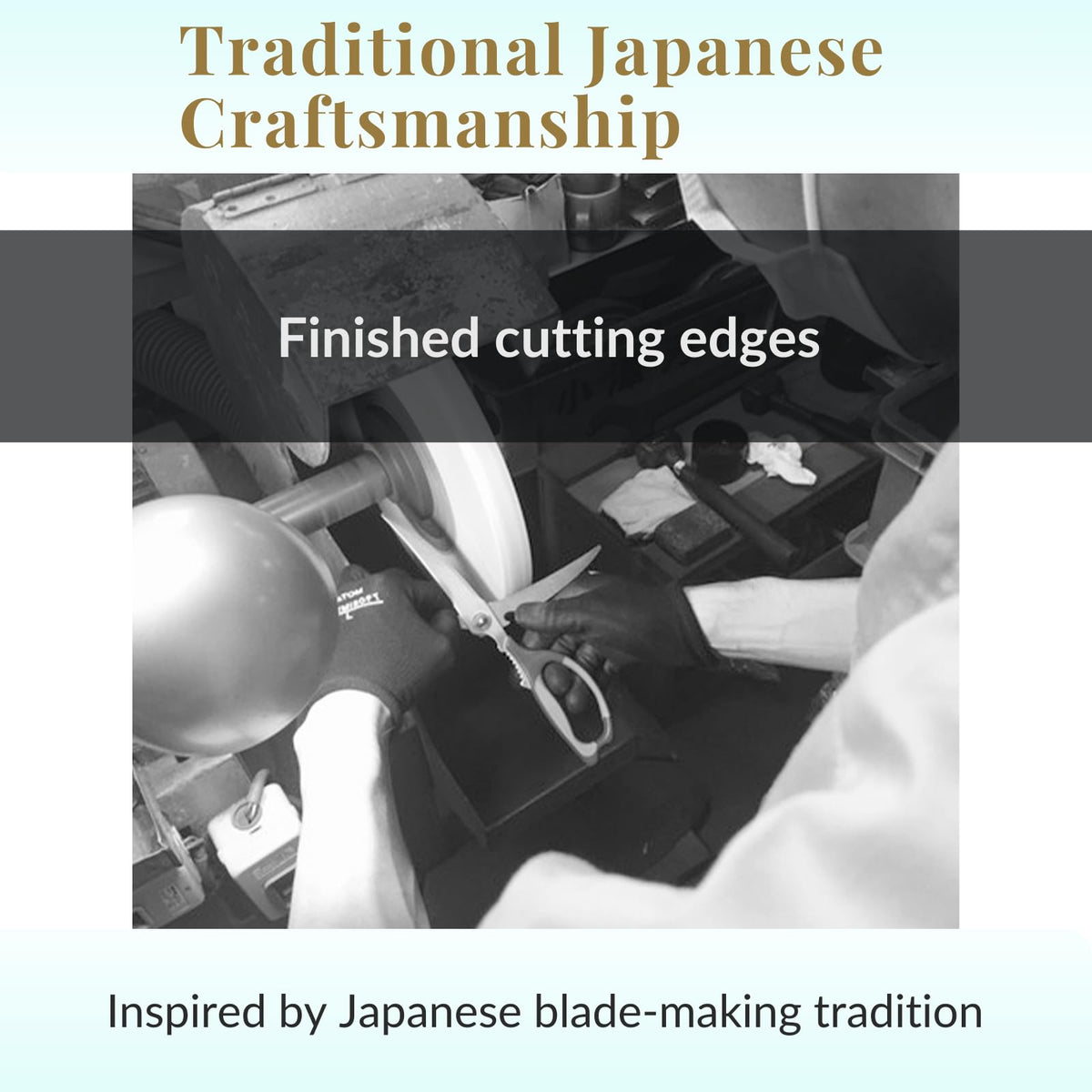 Wablade carbon steel edge close-up highlighting durable cutting performance.