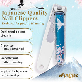 Wablade made-in-Seki-Japan close-up showcasing craftsmanship and sharp carbon steel edge.