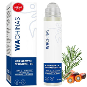 Wachinas batana oil roll-on bottle for targeted thinning-area care and scalp nourishment