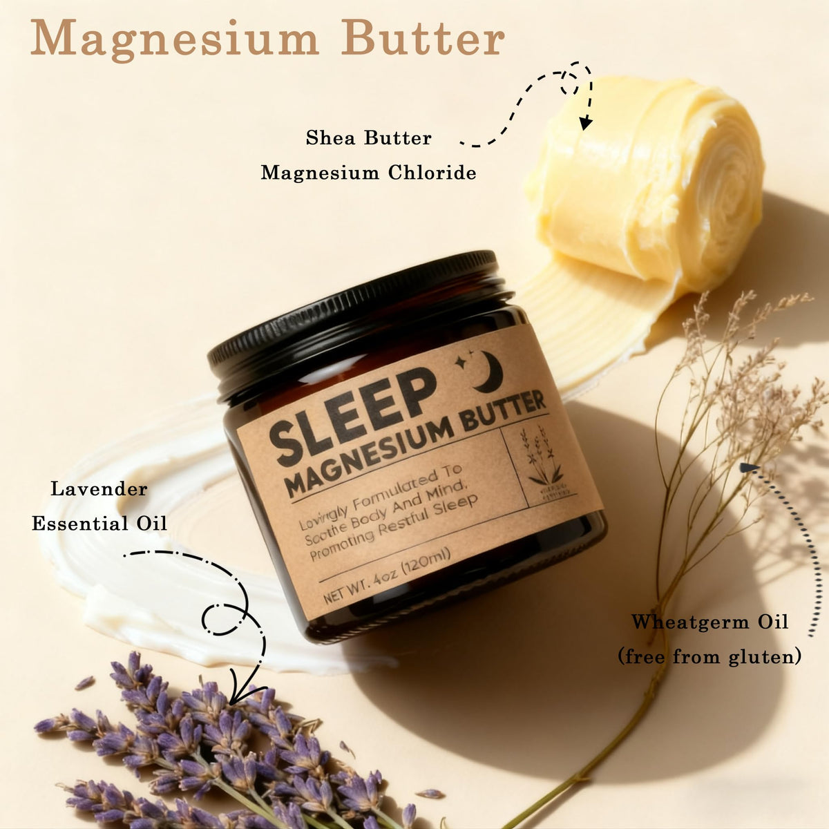 WAESKI Magnesium Butter feet-relief soothes tired feet after workouts