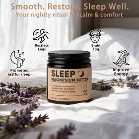 WAESKI Magnesium Butter legs-application supports nighttime comfort and recovery
