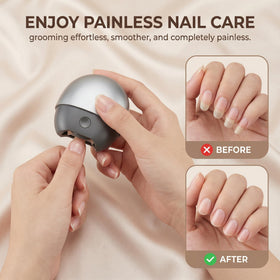 WAFTIPSY ergonomic handle close-up showing comfortable grip for arthritis-friendly trimming