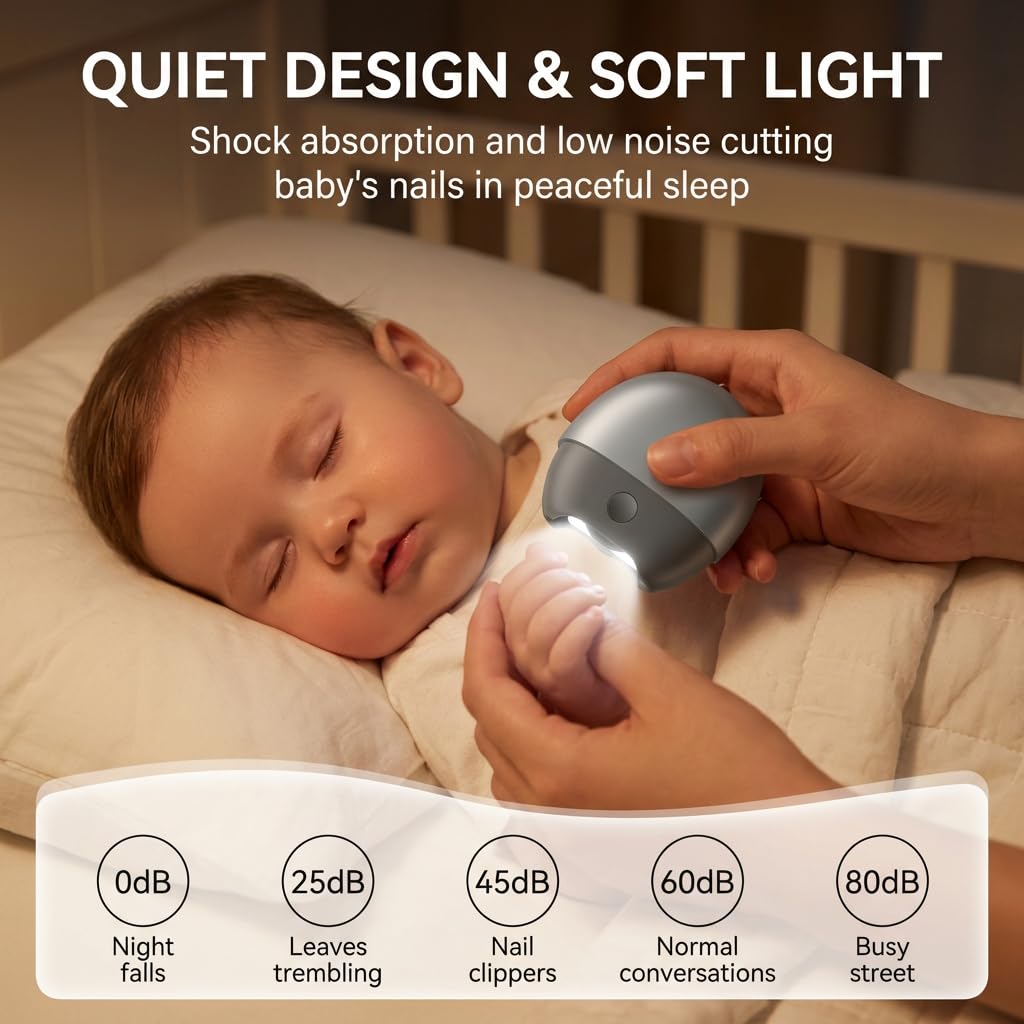 WAFTIPSY nail trimmer LED light in action for accurate cuts in dim lighting