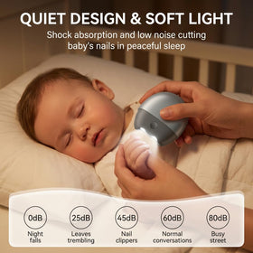 WAFTIPSY nail trimmer LED light in action for accurate cuts in dim lighting