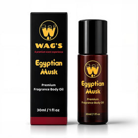 WagsMarket Egyptian Musk Oil roll-on for easy daily application.