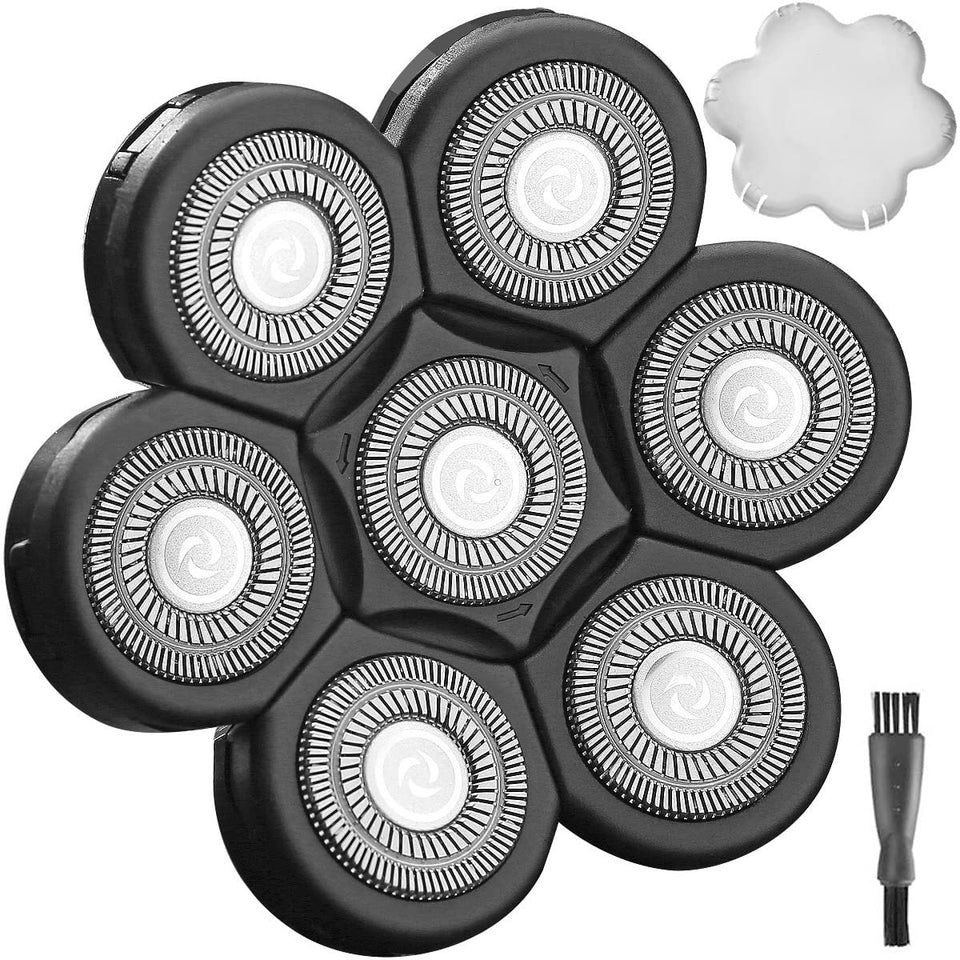 WAHFOX 7D universal heads pack for quick replacement and renewed shaving performance.