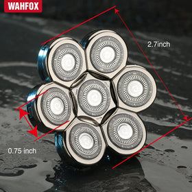 WAHFOX blade cover and cleaning brush included for quick maintenance.