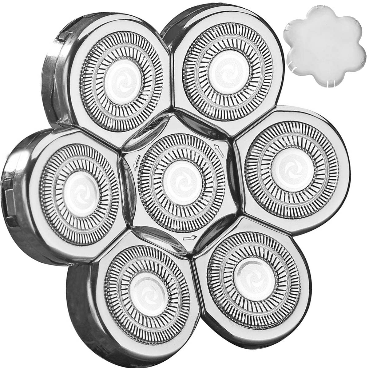 WAHFOX seven blades deliver fast, smooth shaving across surfaces.