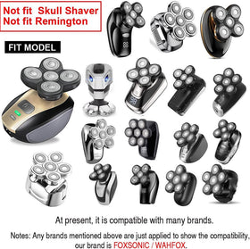 WAHFOX universal interface enables easy swap with multiple shavers.