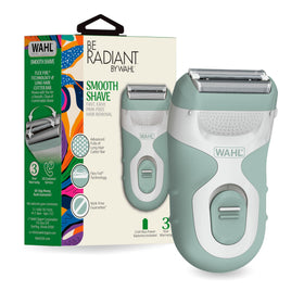 Be Radiant by Wahl dual-foil head close-up for a close, smooth shave.
