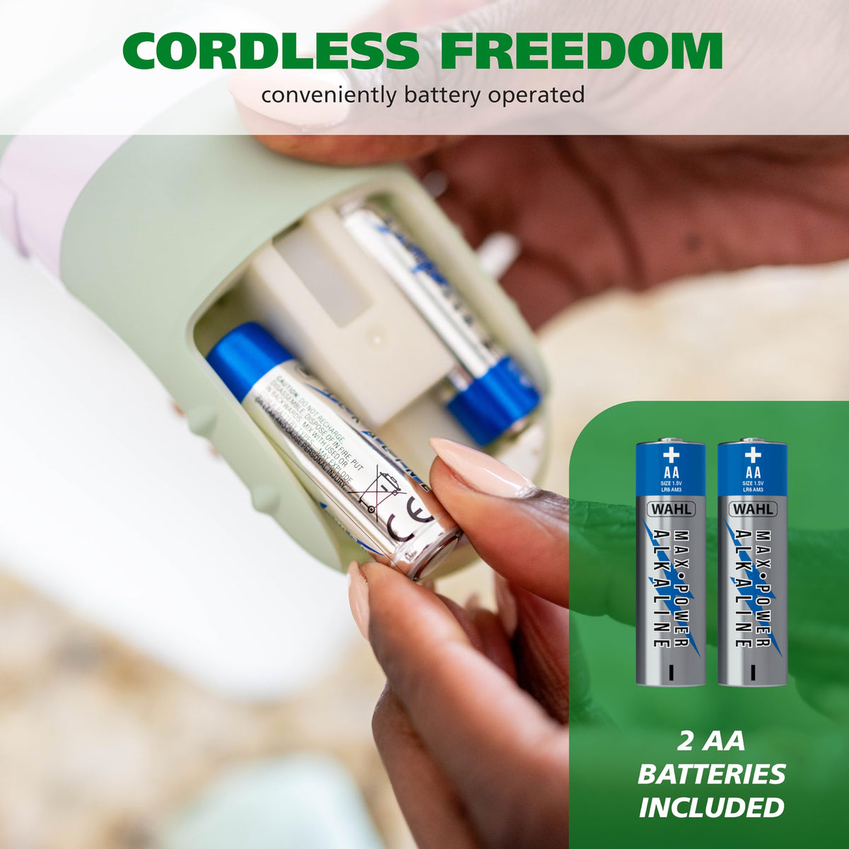 Be Radiant by Wahl non-slip grip ensures steady control.