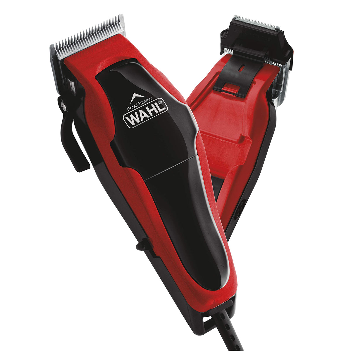 Wahl Clip N Trim with front lid up, exposing the pop-up trimmer for detailing.