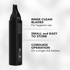 GroomEase with cleaning brush for easy maintenance after use