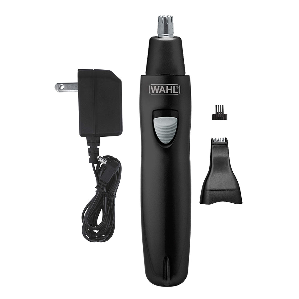 Wahl Groomsman detail trimmer with detachable hygienic heads for easy cleaning.
