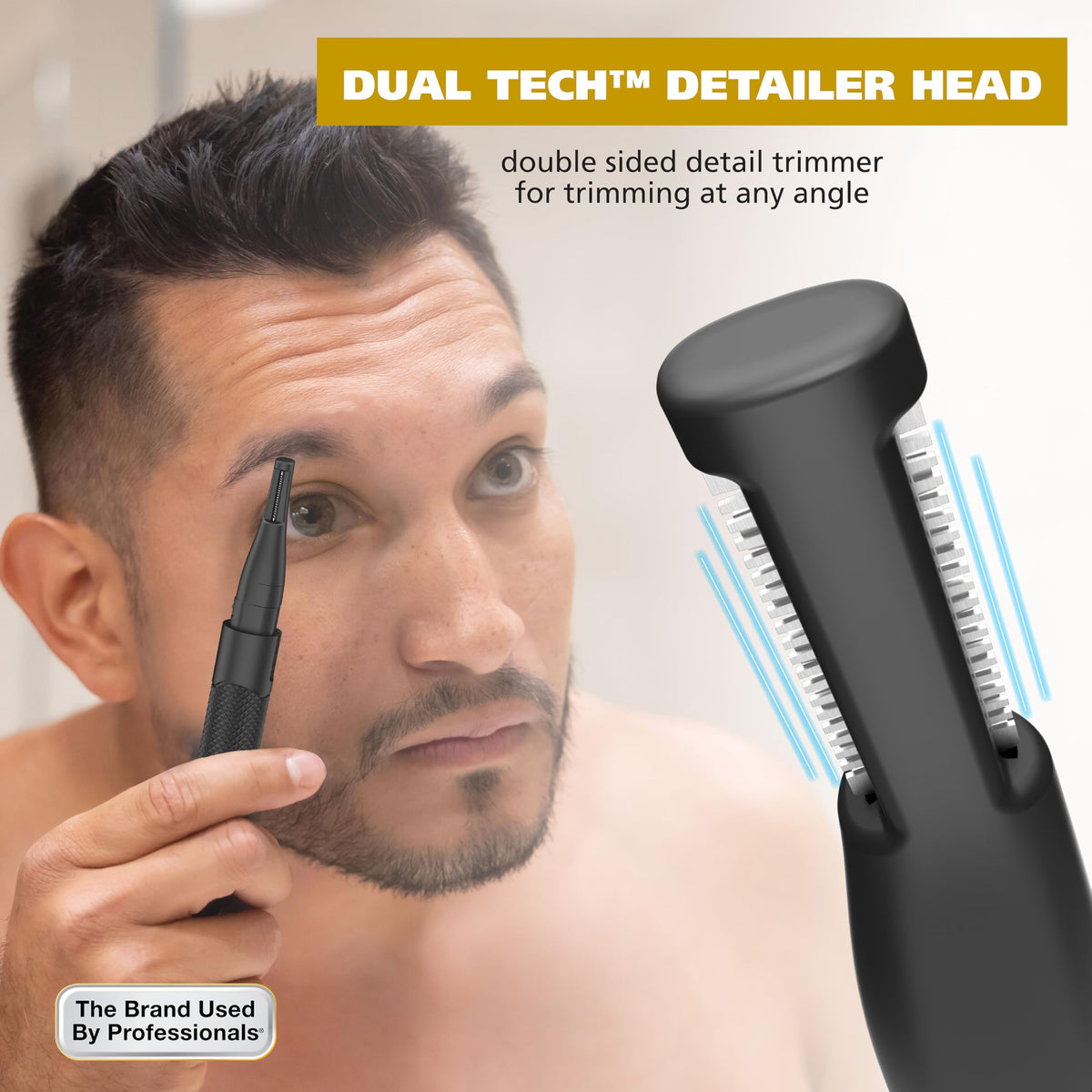 Wahl Manscaper eyebrow trimming guide for balanced lengths