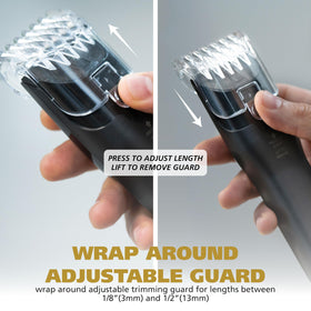 Wahl Manscaper Grizzly USB charging for travel-friendly power