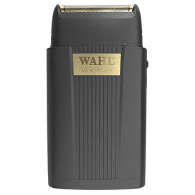 Wahl Micro Power Shaver front angle shows precise finishing edge.