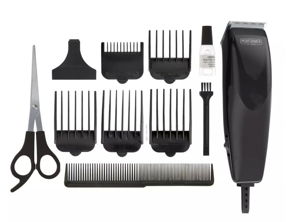 Wahl Performer hairclipper front view with precision blades for home grooming.