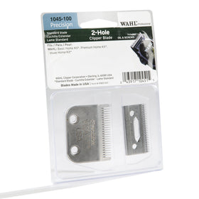 Wahl Precision blade with included oil demonstrates smooth lubrication for maintenance.