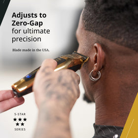 Wahl T-Wide blades with DLC and titanium coatings stay cooler