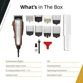 Wahl Professional 5 Star Legend clipper cord extended for steady power