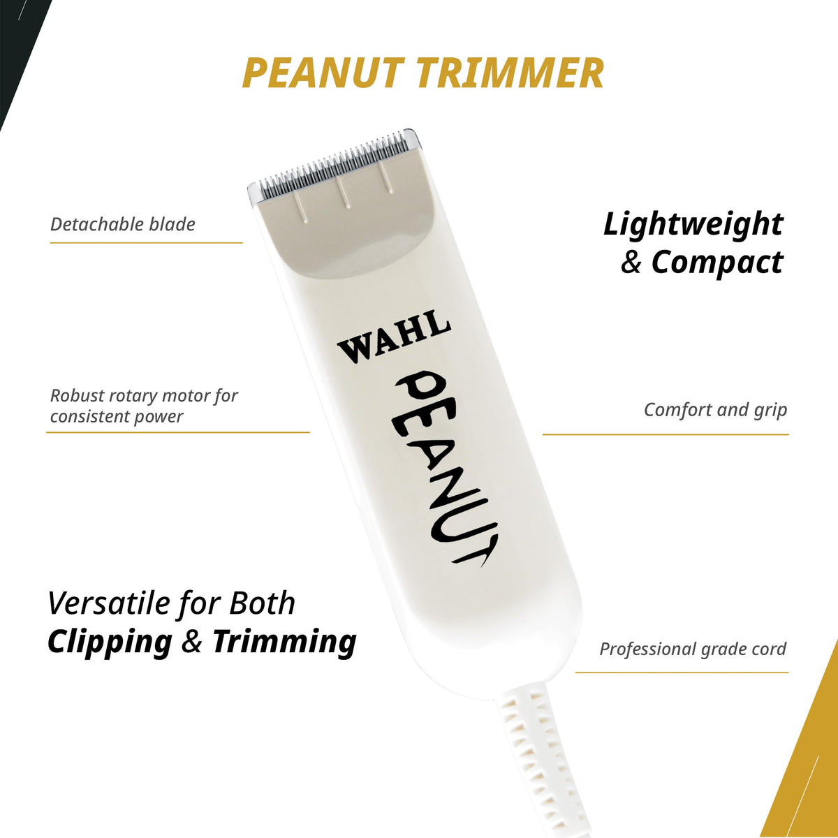 Wahl Professional All Star Combo durable housing for long lasting reliability