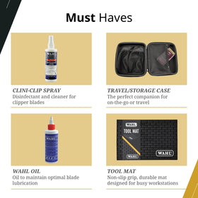 Wahl Professional All Star Combo trimmer guides for precise detailing