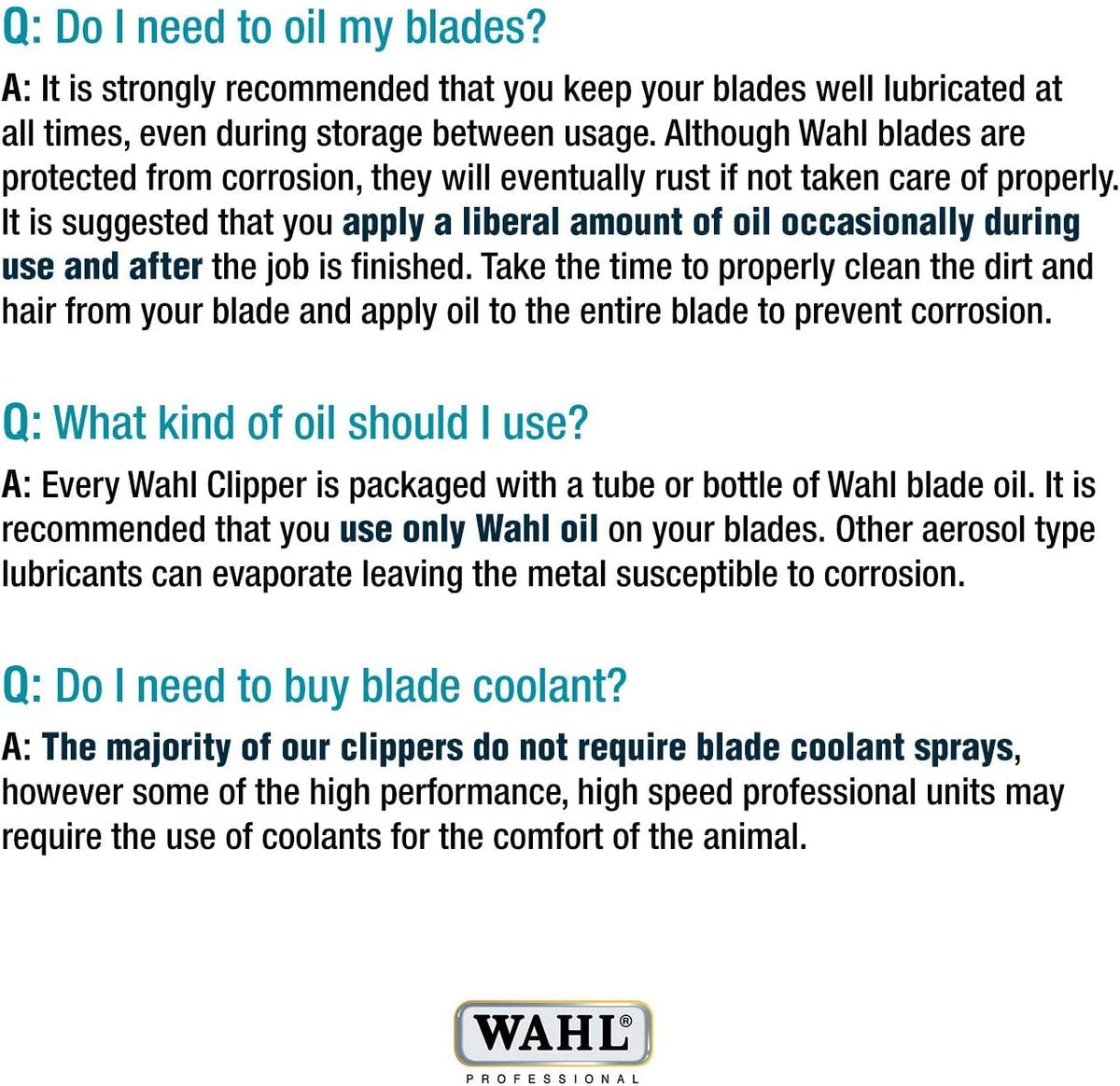 Comfortable reliable grooming tool for professional clinics with Wahl