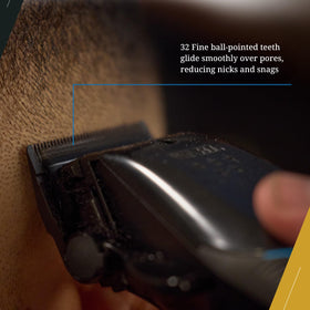 Wahl Professional F32 FadeOut blade durability with high-carbon steel resists wear.