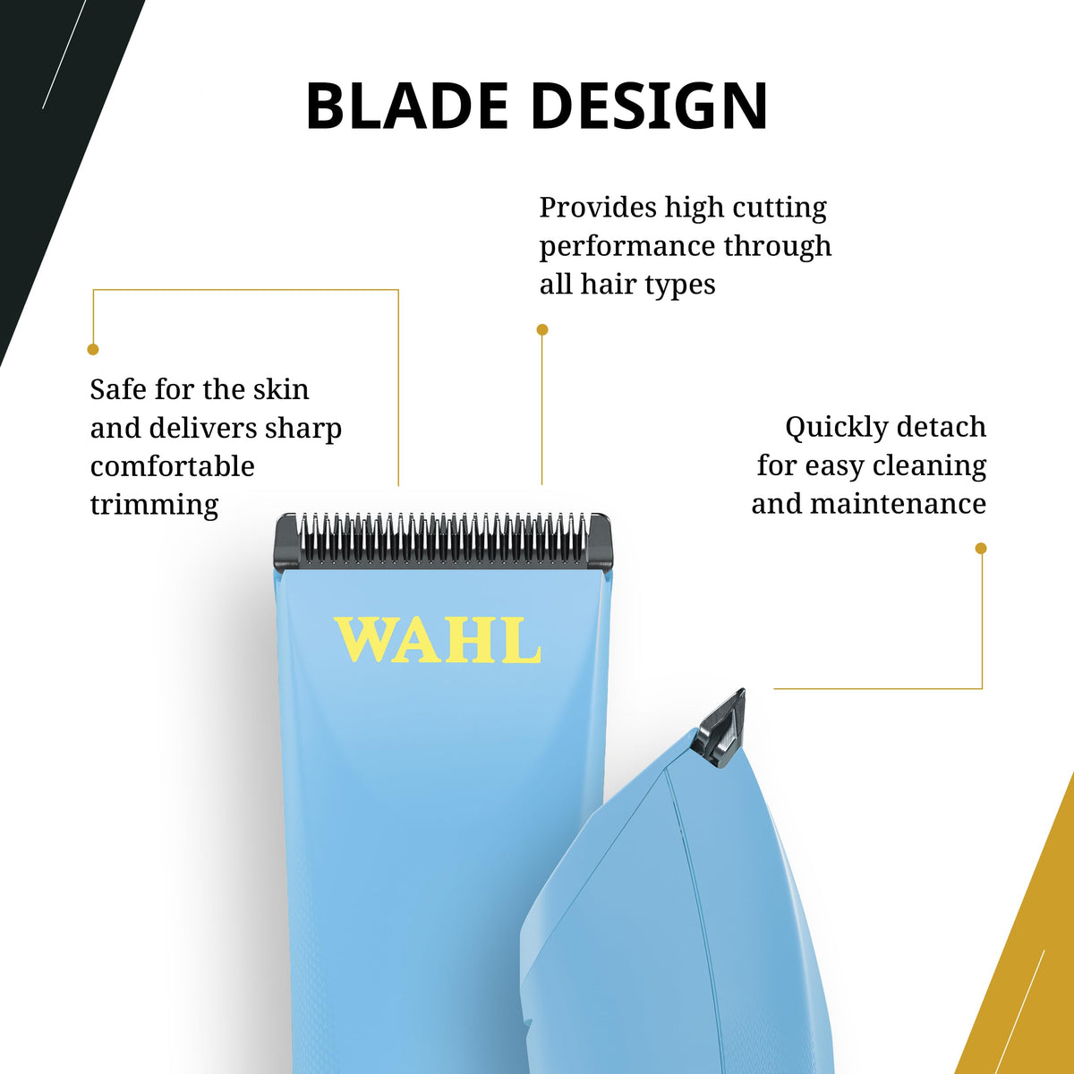 Wahl Professional Peanut Li cordless trimmer USB-C charging port for quick power-ups.
