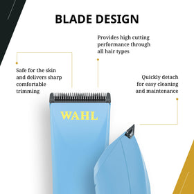 Wahl Professional Peanut Li cordless trimmer USB-C charging port for quick power-ups.