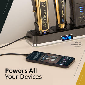 Compact design of the Wahl Power Station fits small workstations