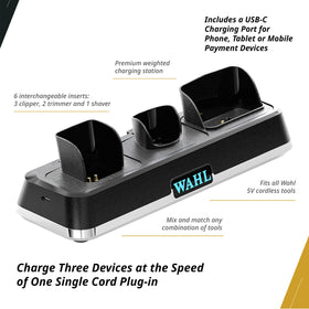 Simple plug-and-play setup with the Wahl Professional Power Station