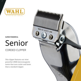 Wahl Professional Senior Clipper powered by V9000 motor for strong, consistent fades.