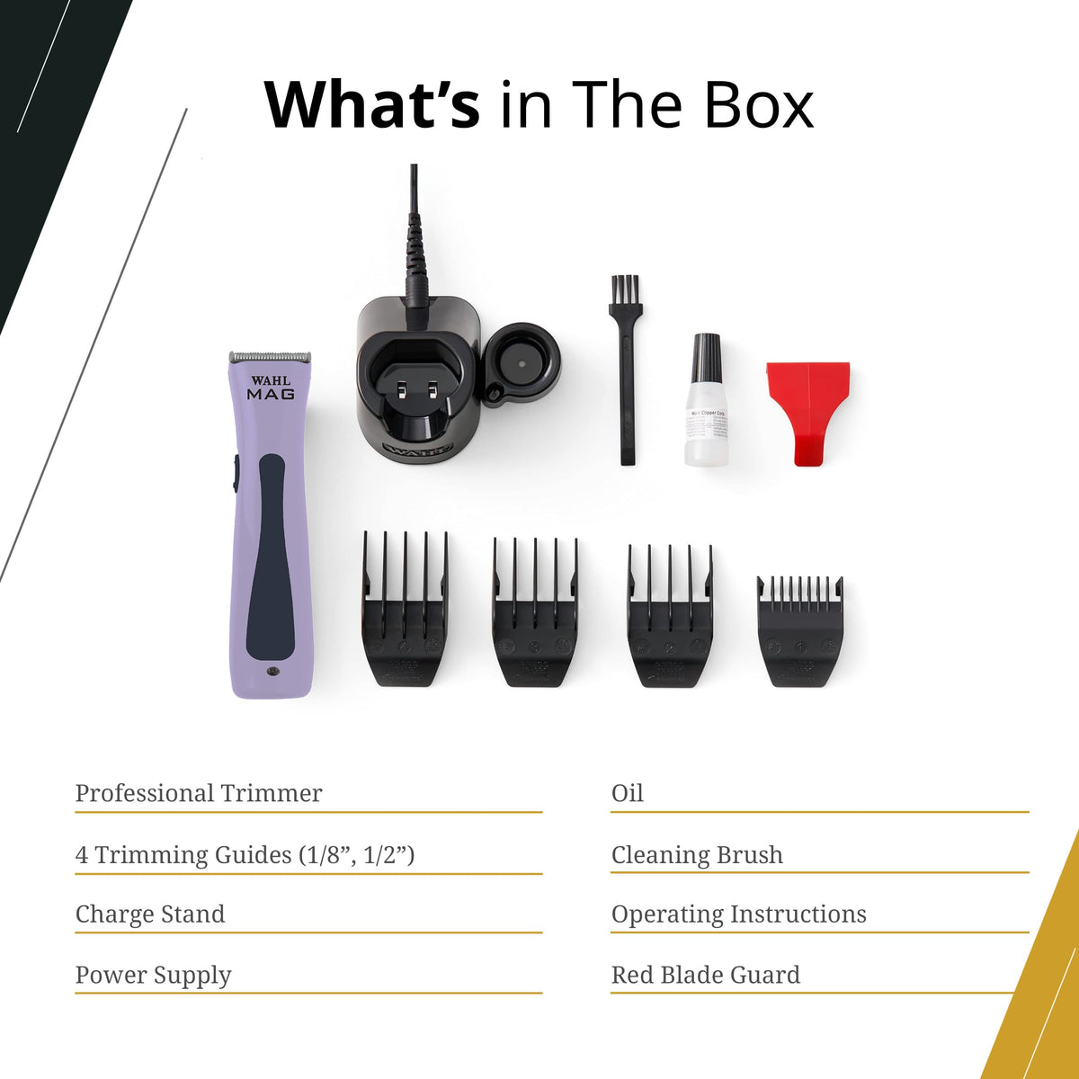 Wahl Sterling MAG ultra-quiet operation suitable for busy barbershops
