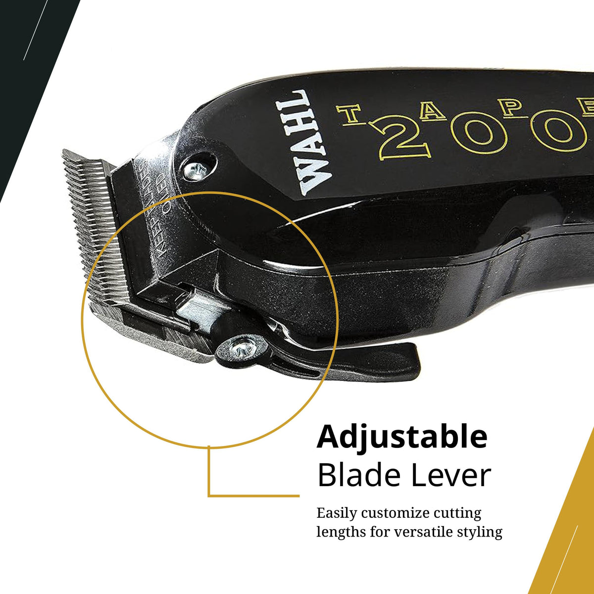 Wahl Professional Taper 2000 with attachment combs for versatile lengths