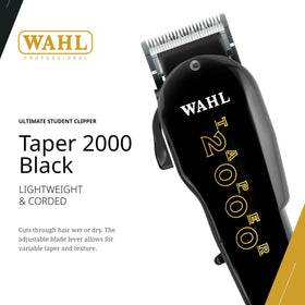 Wahl Professional Taper 2000 blade closeup highlighting sharp precision