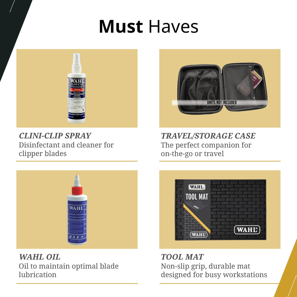 Wahl Professional wedge blade in use by barber for clean lines