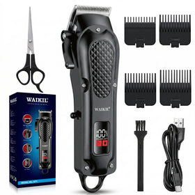WAIKIL hair clippers cordless design enables wireless grooming anywhere.