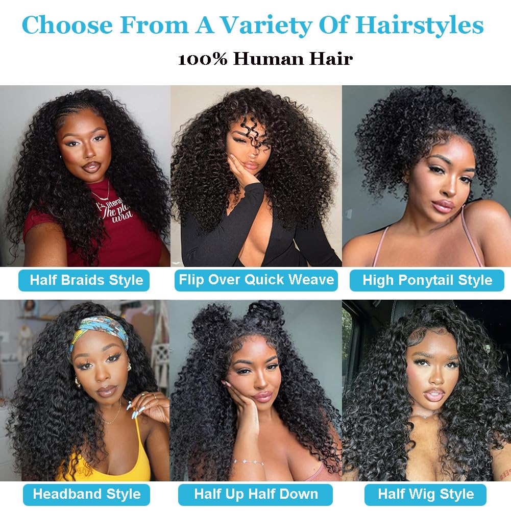 WaitLove multi-style half wig supports braids, ponytails, and half-up looks.