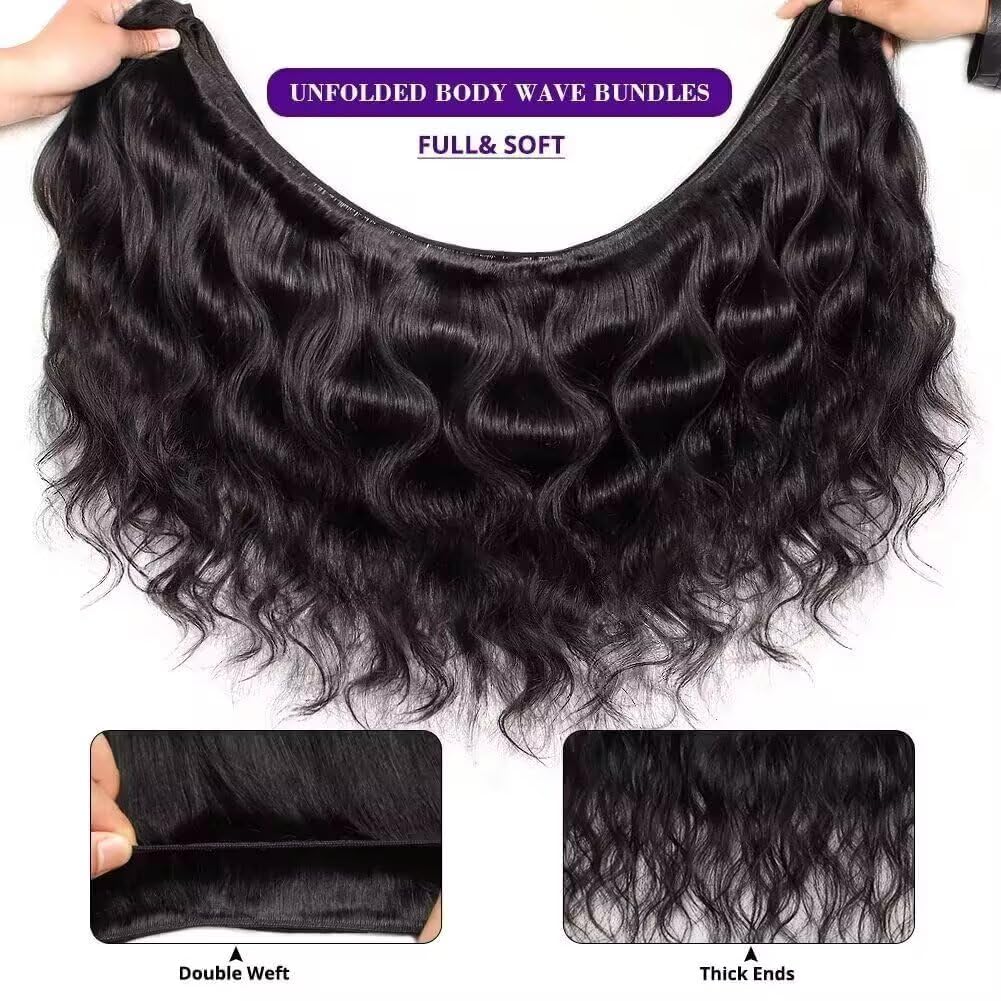 WAITWO body wave straightened-look demonstrates versatile styling options