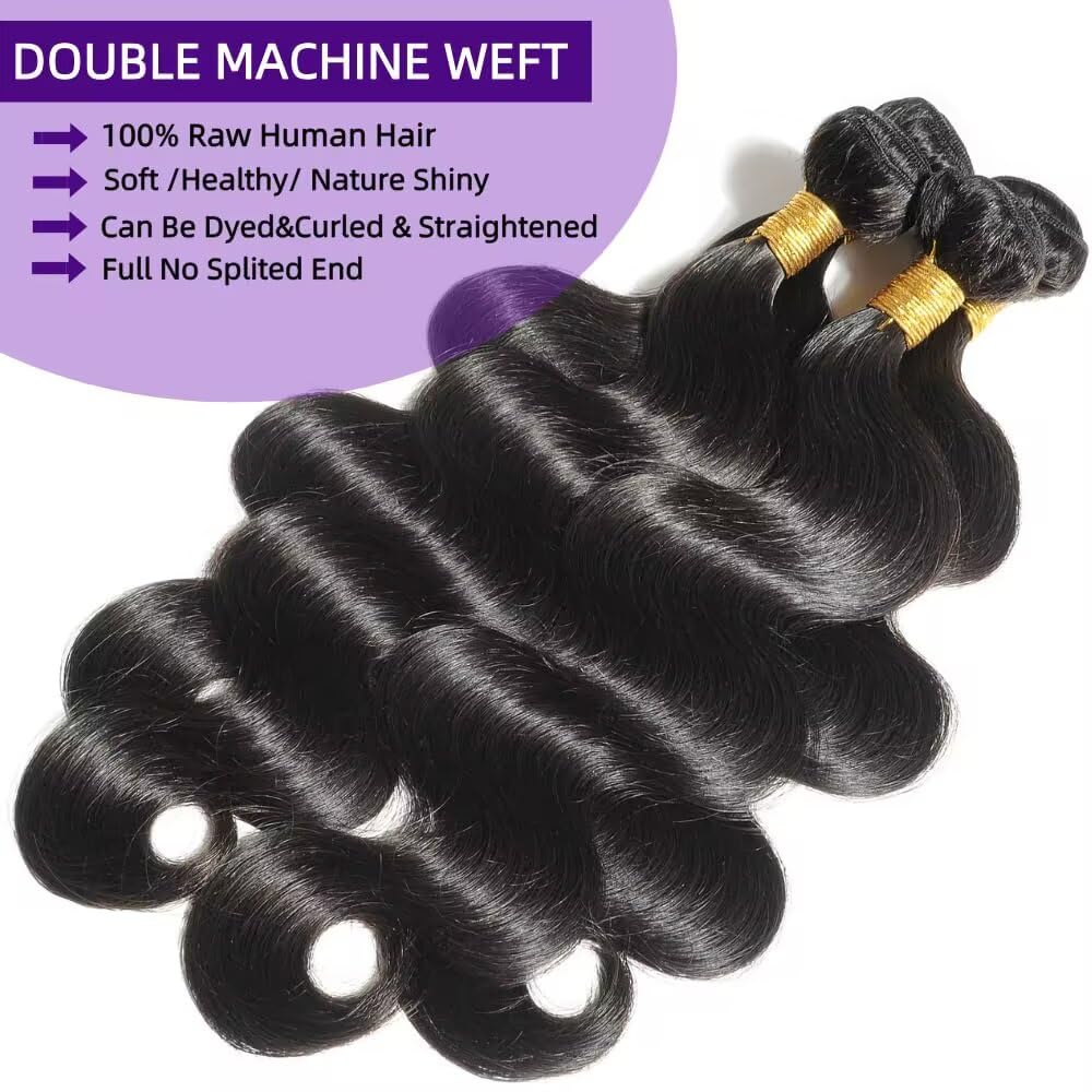 WAITWO bundles weigh 95-100g each for full-head results