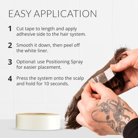 Walker Tape 12-yard roll offers generous length for precise placement.