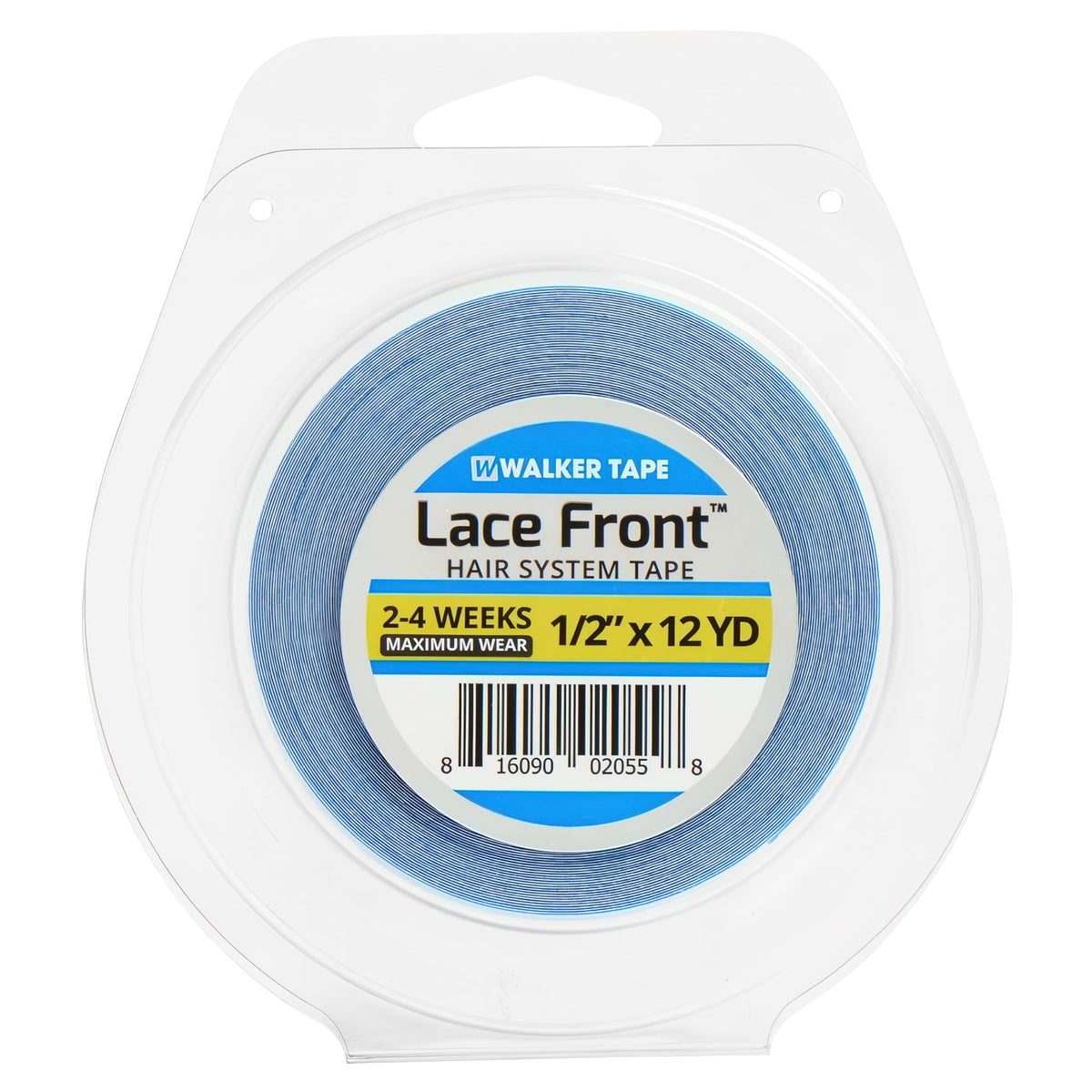 Walker Tape lace-front roll with matte finish for discreet lace-system installs.