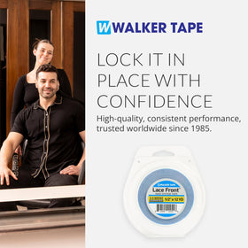 Walker Tape easy-to-cut roll enables quick tape-in extensions and wig installs.