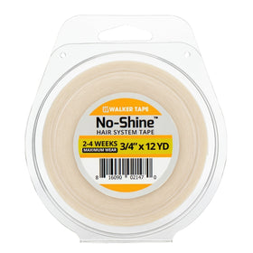Walker Tape No-Shine roll 3/4 inch wide for discreet lace wig bonding.