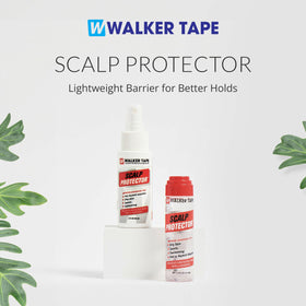 Walker Tape packaging and product display emphasizing ready-to-use scalp prep