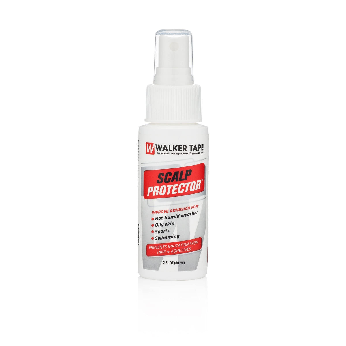 Walker Tape Scalp Protector Spray bottle pour forms a light barrier for comfortable wear.